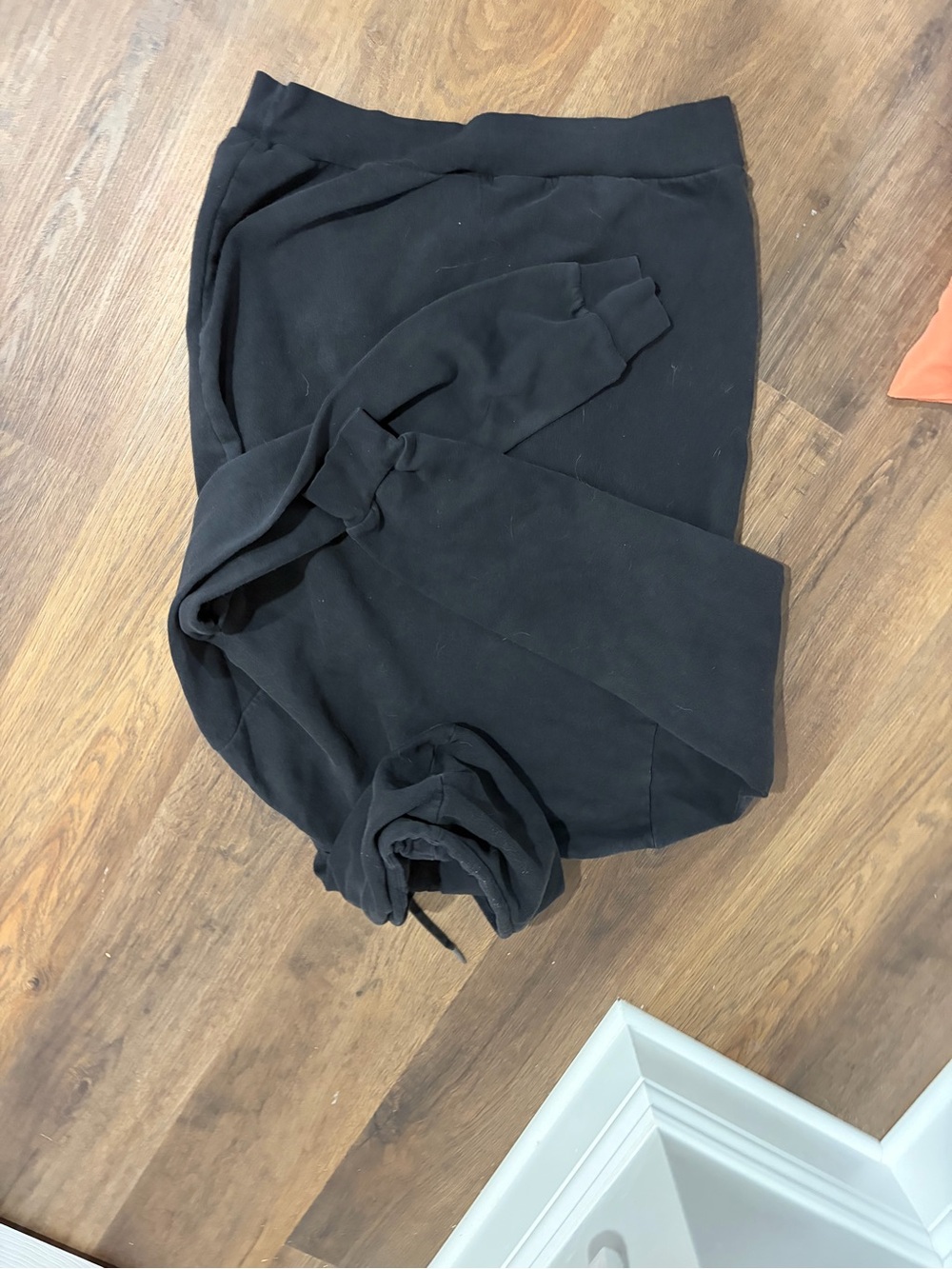 adidas Black Hooded Sweatshirt with Subtle Logo - Picture 2 of 3